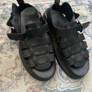 Dr Martens Jorge ll black fisherman sandals